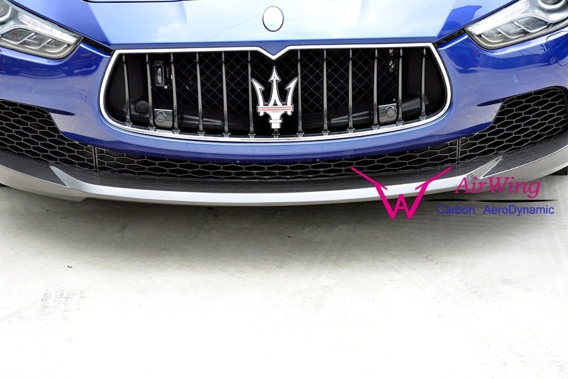 Maserati Ghibli novitec carbon front lip 05